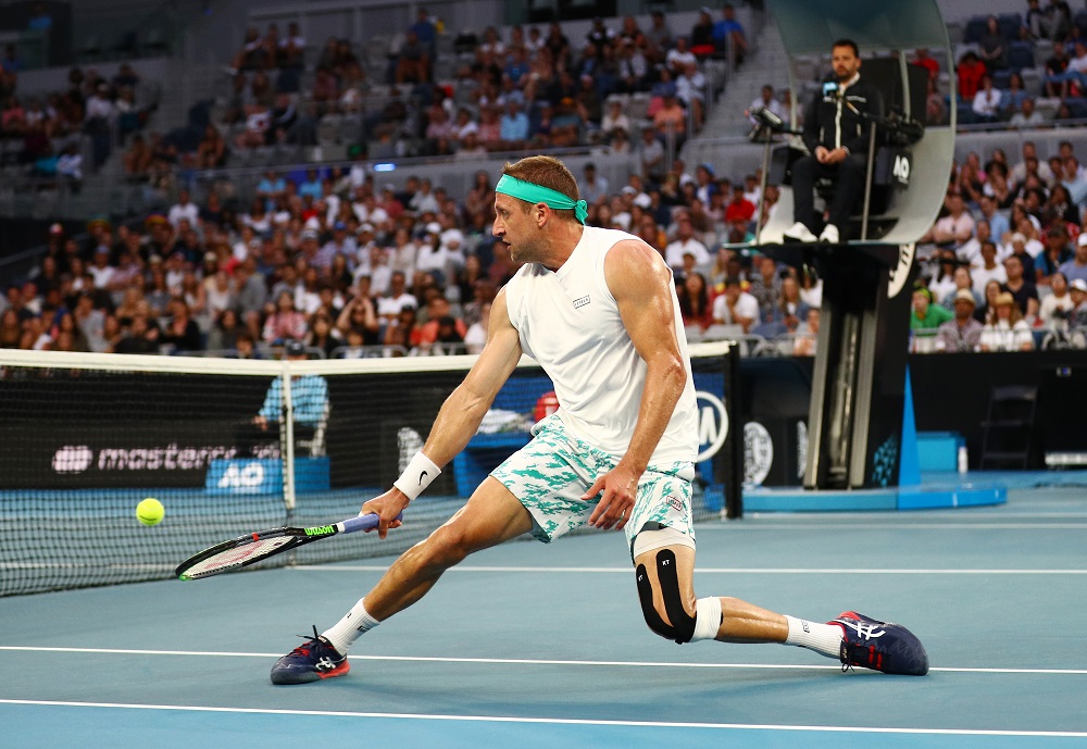 Tennys Sandgren in action during his match against Fabio Fognini at the Australian Open in Melbourne January 26, 2020. u00e2u20acu201d Reuters pic