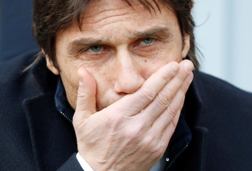 Inter Milan coach Antonio Conte reacts during the Serie A match with Cagliari at San Siro in Milan January 26, 2020. u00e2u20acu201d Reuters pic