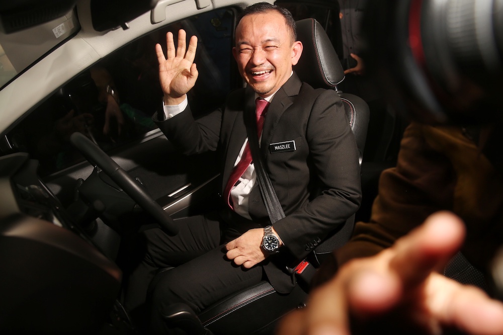 Maszlee Malik leaves after announcing his resignation as education minister at a press conference in Putrajaya January 2, 2020. u00e2u20acu201d Picture by Choo Choy May