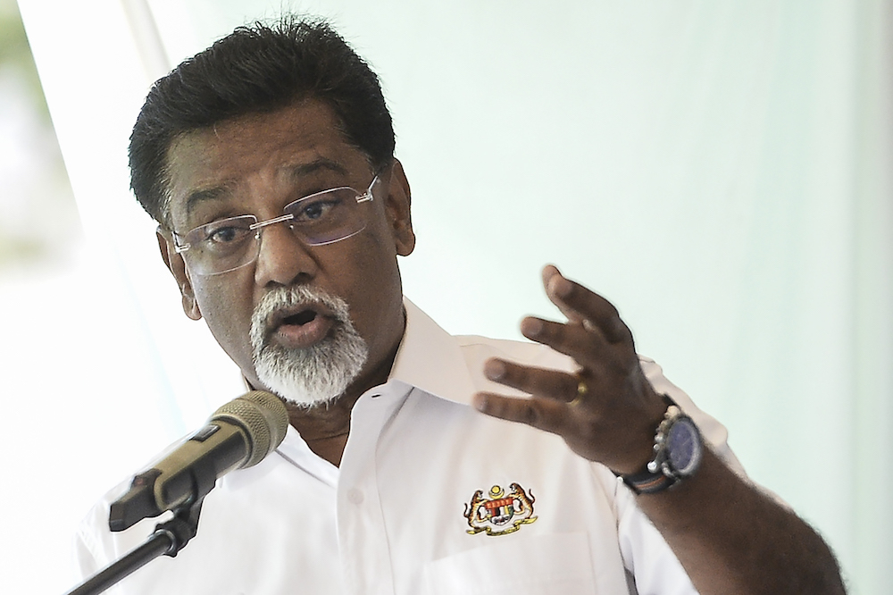 Water, Land and Natural Resources Minister Datuk Dr Xavier Jayakumar launches the Restoration, Reclamation and Rehabilitation Through Tree Planting Programme in Klang January 5, 2020. u00e2u20acu201d Picture by Miera Zulyana