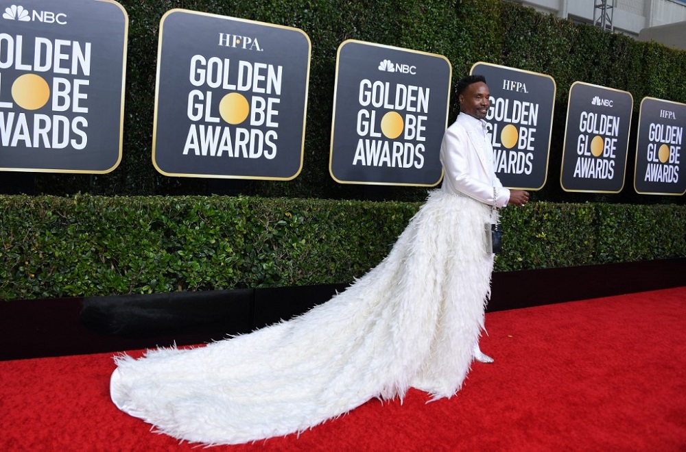 US actor Billy Porter arrives for the 77th annual Golden Globe Awards at The Beverly Hilton hotel in Beverly Hills, California January 5, 2020. u00e2u20acu201d AFP pic