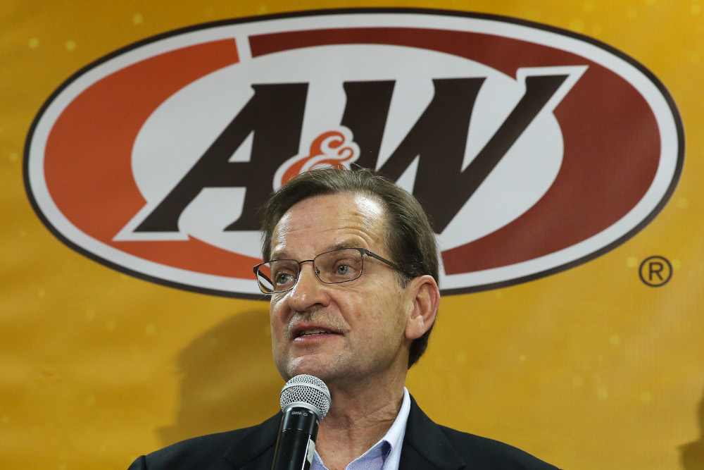 Global Chief Executive Officer of A&W Restaurant Inc Kevin Bazner speaks during a news conference at an A&W Restaurant in Petaling Jaya January 10, 2020. — Picture by Yusof Mat Isa
