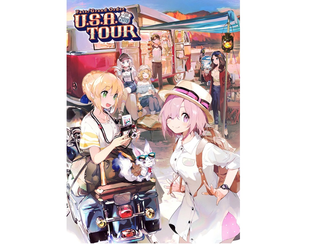 u00e2u20acu02dcFateGrand Orderu00e2u20acu2122 stopped off at four US anime conventions as part of a nationwide promotional tour in 2019. u00e2u20acu201d Picture courtesy of Aniplex of America