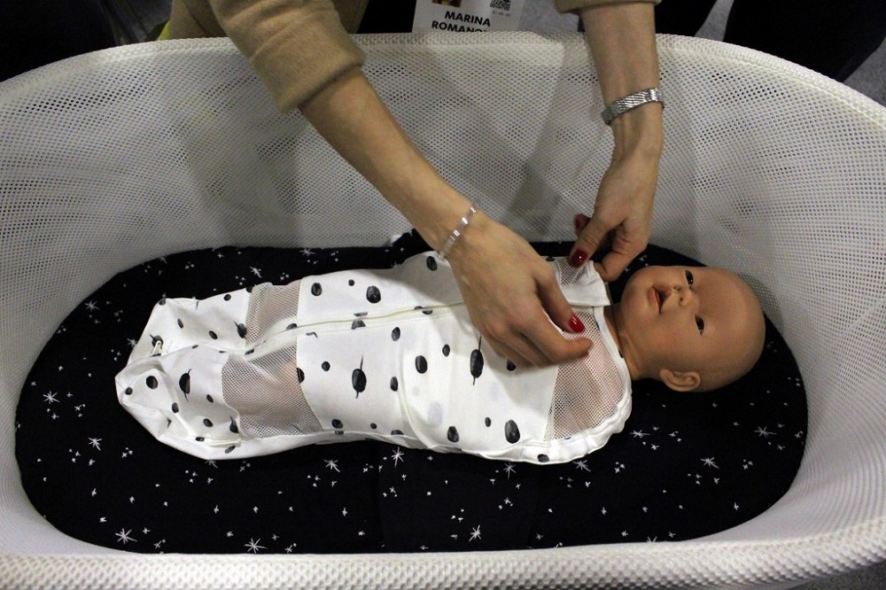 A Snoo robotic crib is on display at the Consumer Electronics Show in Las Vegas January 9, 2020. u00e2u20acu201d AFP pic