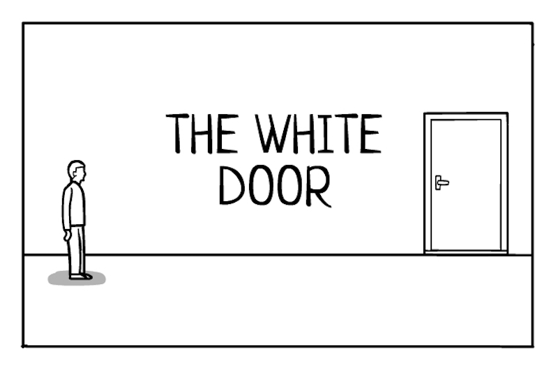 'The White Door' channels a different aspect of its franchise's Lynchian vibe. u00e2u20acu201d Picture courtesy of Rusty Lake