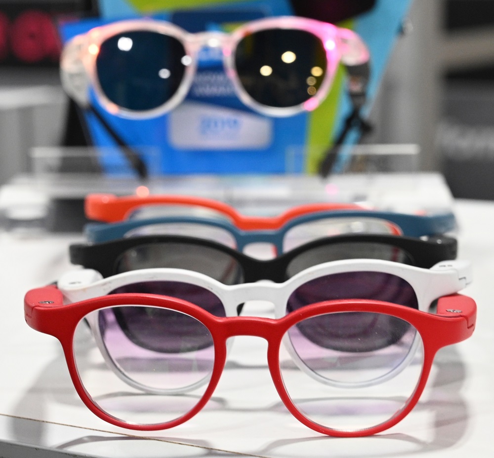 Serenity smart eyeglasses from France-based startup Ellcie Healthy. u00e2u20acu201d AFP pic
