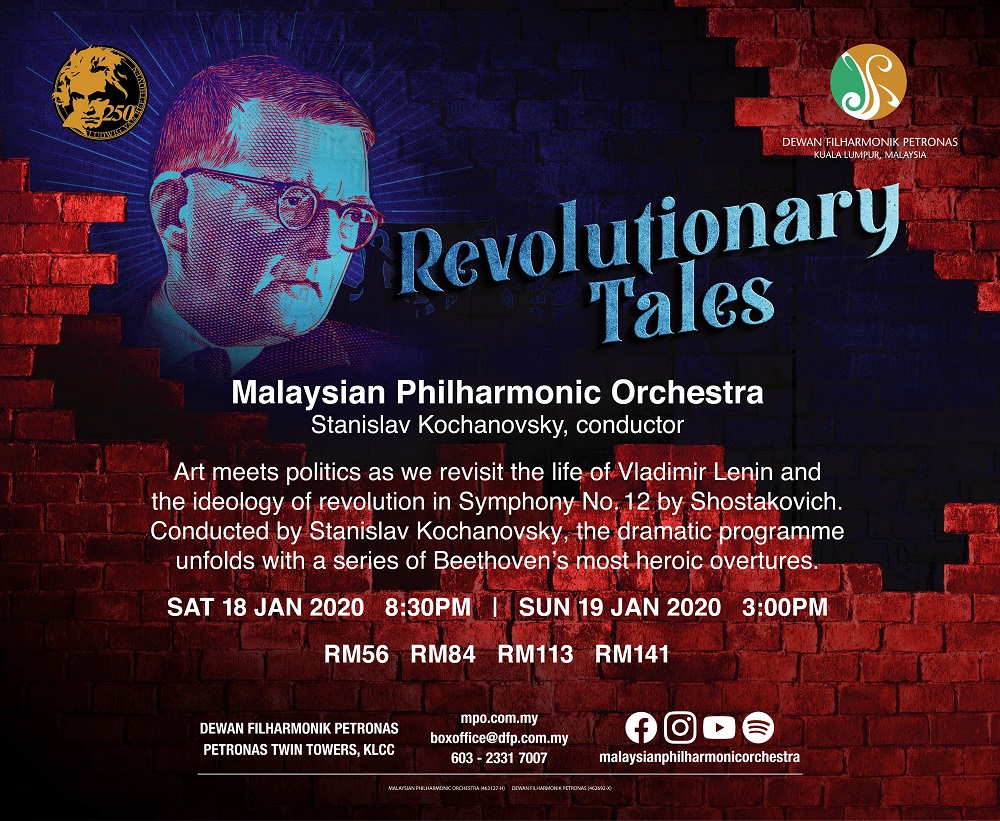 Malaysian Philharmonic Orchestra presents a dramatic programme dubbed Revolutionary Tale. — Picture courtesy of Malaysian Philharmonic Orchestra