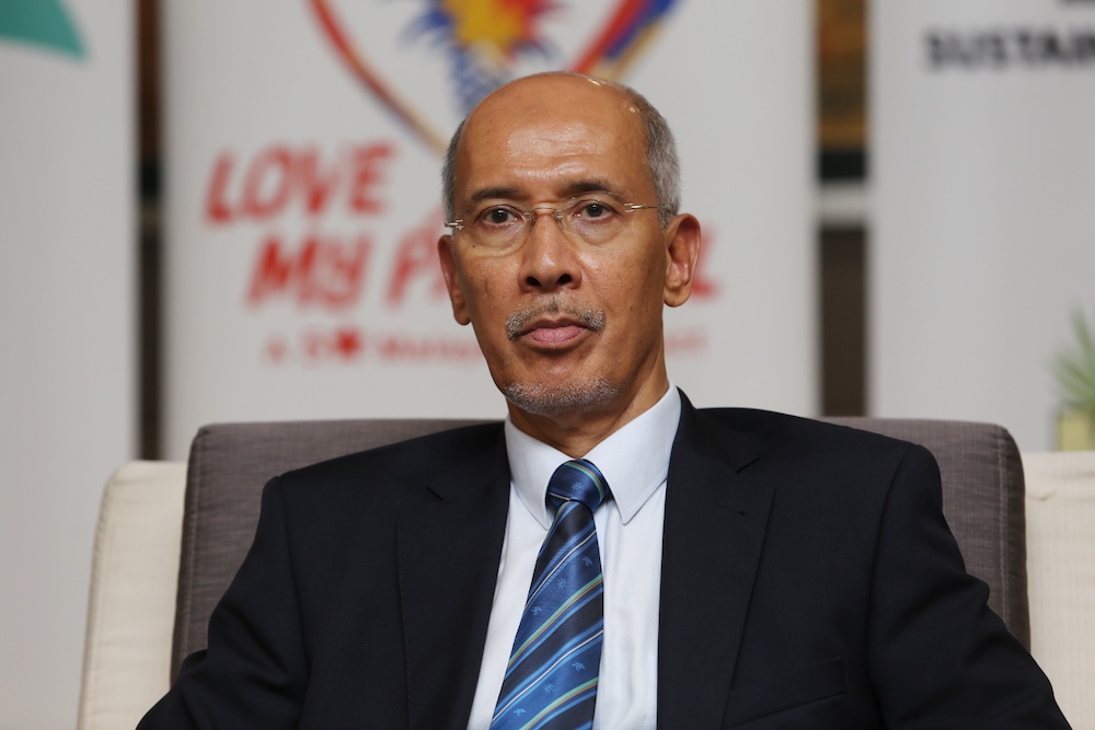 Tan Sri Mohd Bakke Salleh attends a press conference in Kuala Lumpur January 16, 2020. — Picture by Choo Choy May