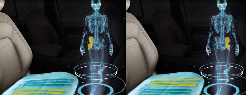 Jaguar Land Rover reveals that the company is working on a shape-shifting seat that will make users feel as if they were walking. u00e2u20acu201d Picture courtesy of Jaguar Land Rover