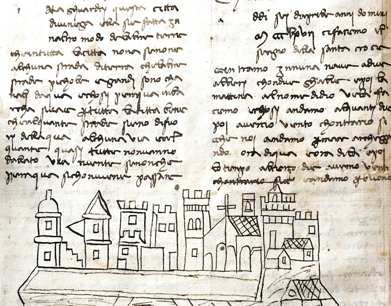 The oldest known image of Venice dates back to the 14th century. u00e2u20acu201d Ministry of Cultural Activities of Heritage and Tourism pic via AFP