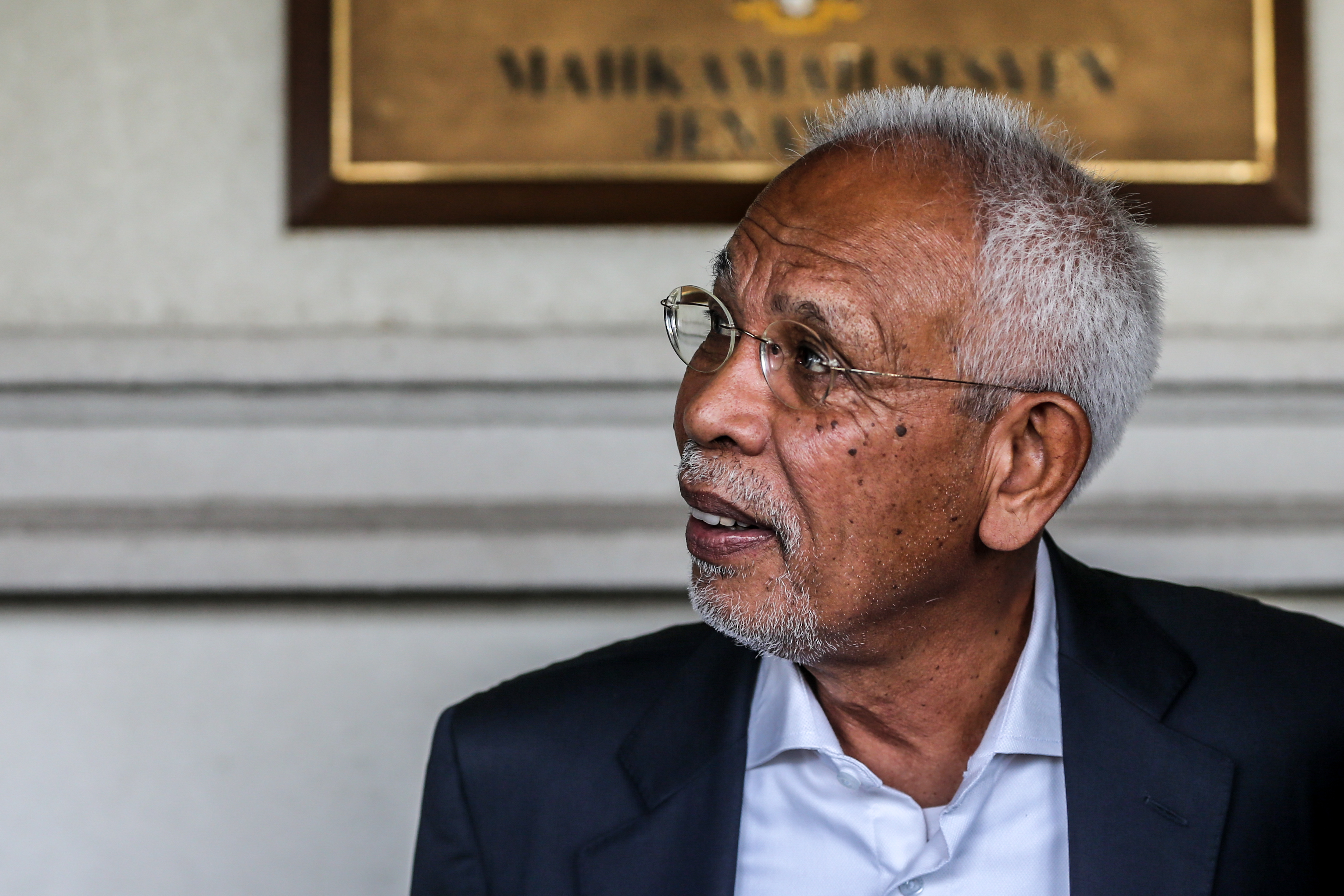 Tan Sri Shahrir Samad is pictured at the Kuala Lumpur High Court January 21, 2020. u00e2u20acu201d Picture by Firdaus Latif