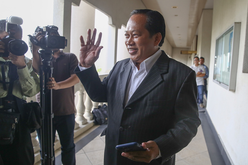 Datuk Seri Ahmad Maslan is pictured at the Kuala Lumpur High Court January 21, 2020. u00e2u20acu201d Picture by Yusof Mat Isa