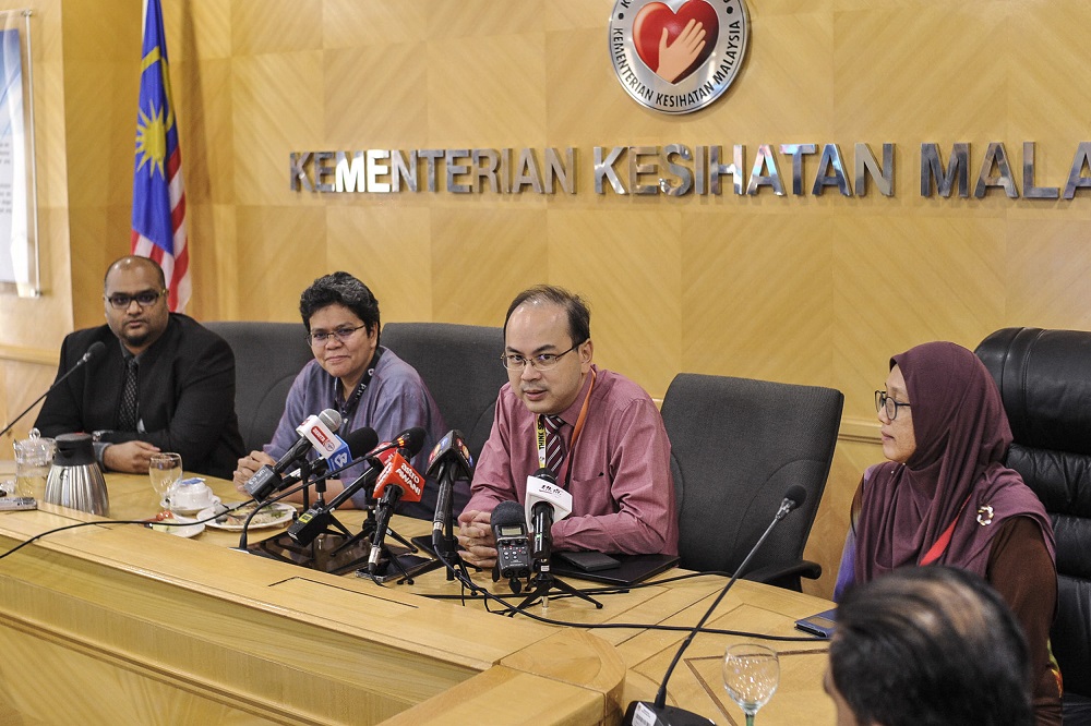 Dr Sim said workers at the centre are fully equipped with protective clothing for their safety and thoroughly drilled on how to respond to infectious disease outbreaks. — Picture by Shafwan Zaidon