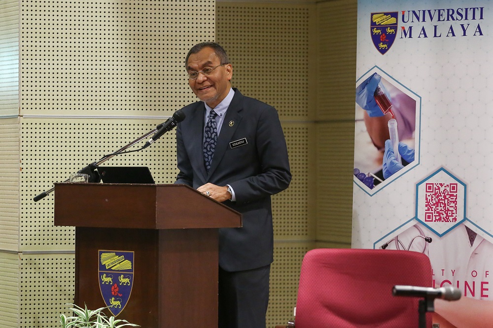 Health Minister Datuk Seri Dzulkefly Ahmad speaks during the Drug Policy Reform discussion at Universiti Malaya in Kuala Lumpur January 30, 2020. u00e2u20acu201d Picture by Yusof Mat Isa