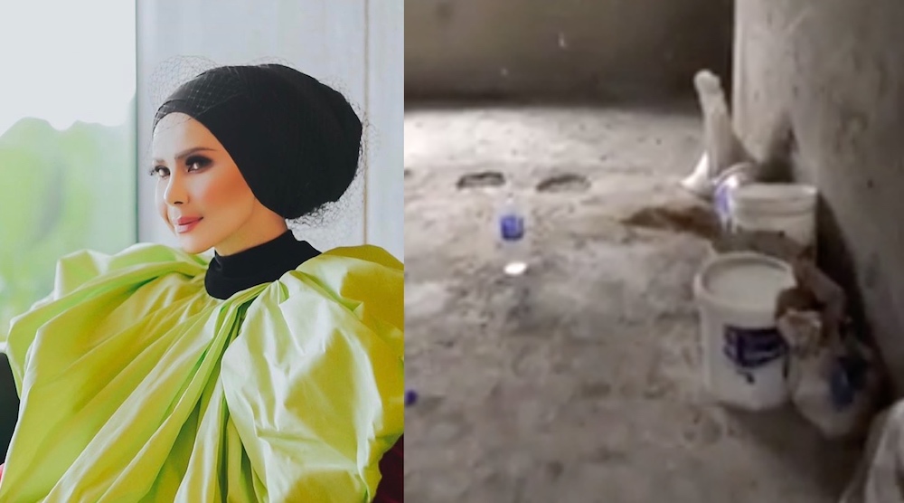 Che Ta has called out the contractor on her Instagram and shared videos of the unfinished renovations. u00e2u20acu201d Pictures from Instagram/rozitachewan1