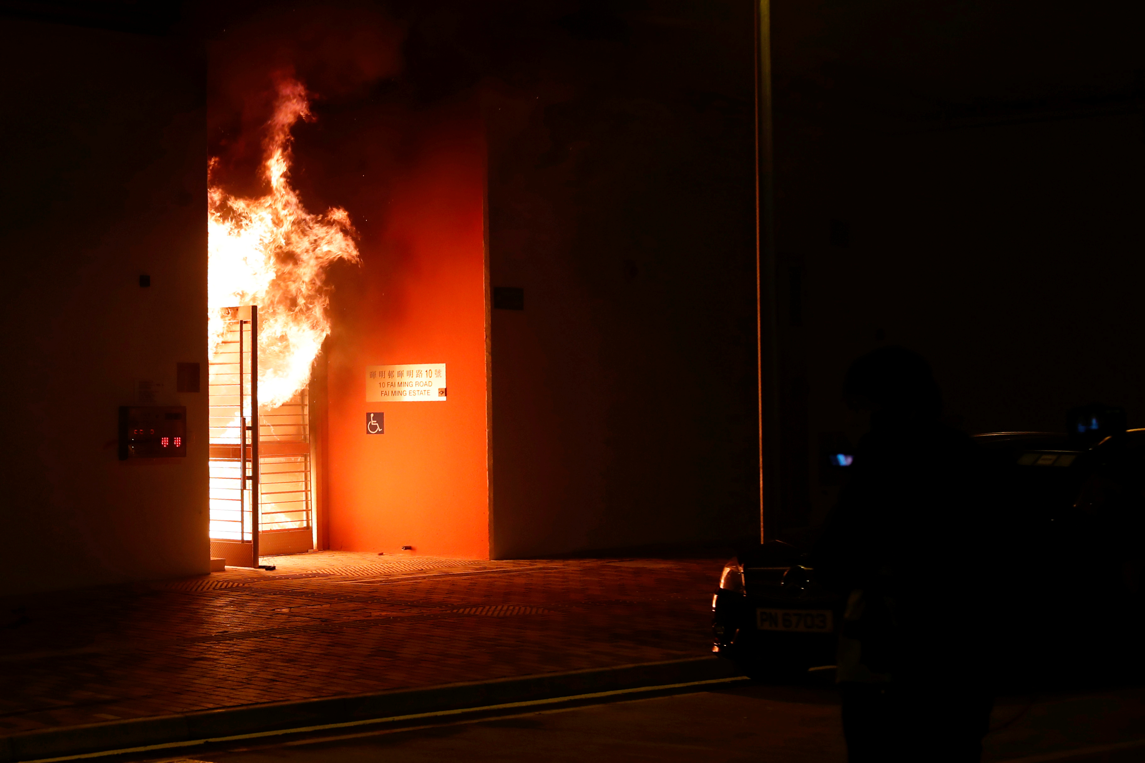 Anti-government protesters set alight the lobby of a newly built residential building that authorities planned to use as a quarantine facility, as public fears about the coronavirus outbreak intensify in Hong Kong January 26, 2020. u00e2u20acu201d Reuters pic