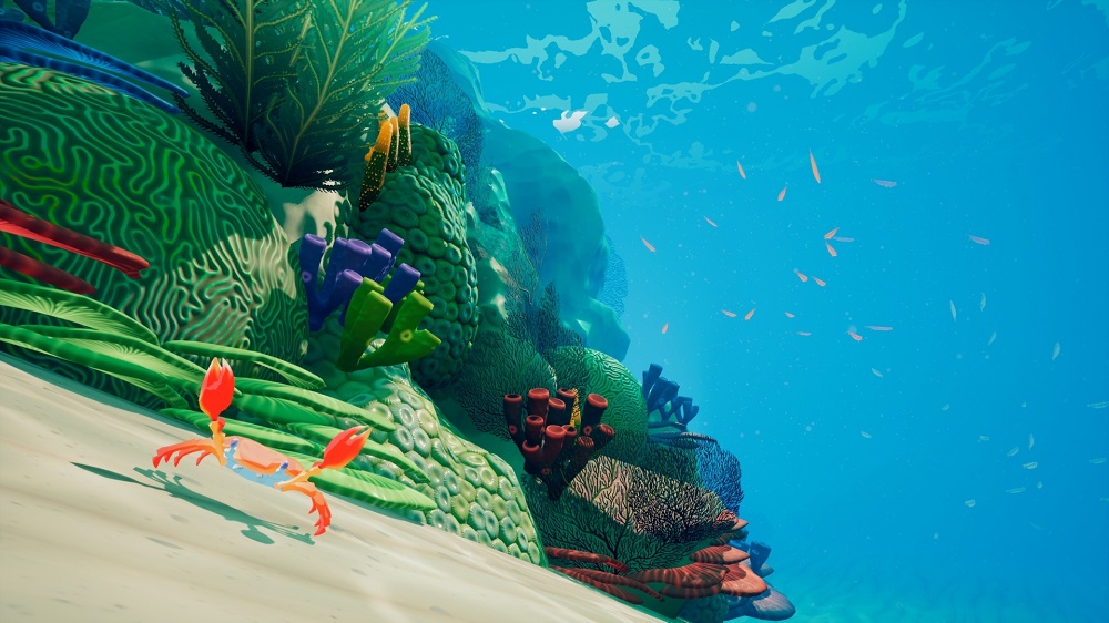 u00e2u20acu02dcMythic Oceanu00e2u20acu2122 blends choice and conversation with a calming seafloor swim. u00e2u20acu201d Picture courtesy of Paralune