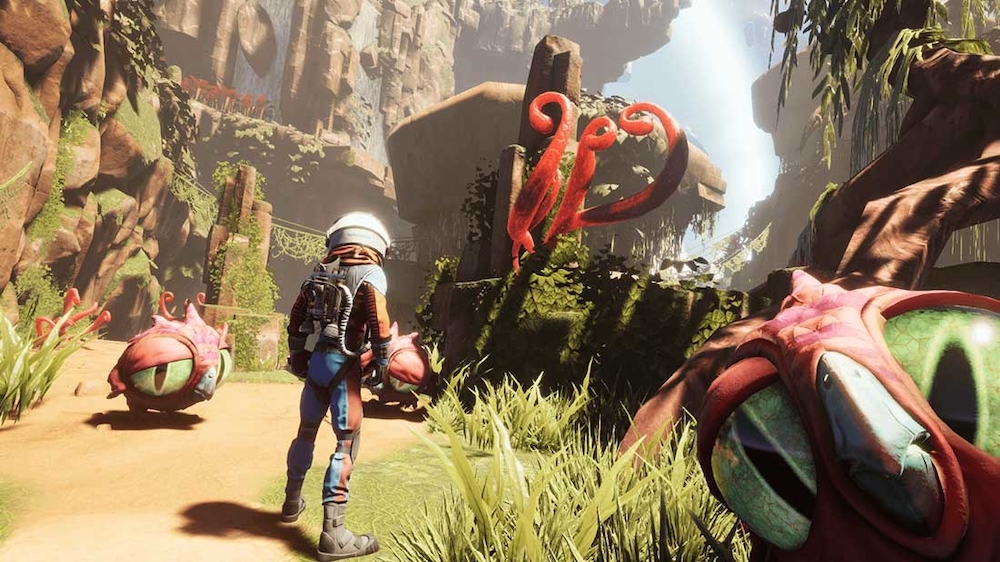 Sweet rather than savage: 'Journey to the Savage Planet' is filled with cute, fluffy creatures. u00e2u20acu201d Picture courtesy of Typhoon Studios/505 Games