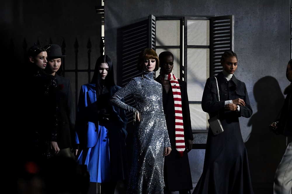 Models present creations for AMI by Alexandre Mattiussi during the menu00e2u20acu2122s Fall/Winter 2020/2021 collection fashion shows in Paris January 14, 2020. u00e2u20acu201d AFP pic 