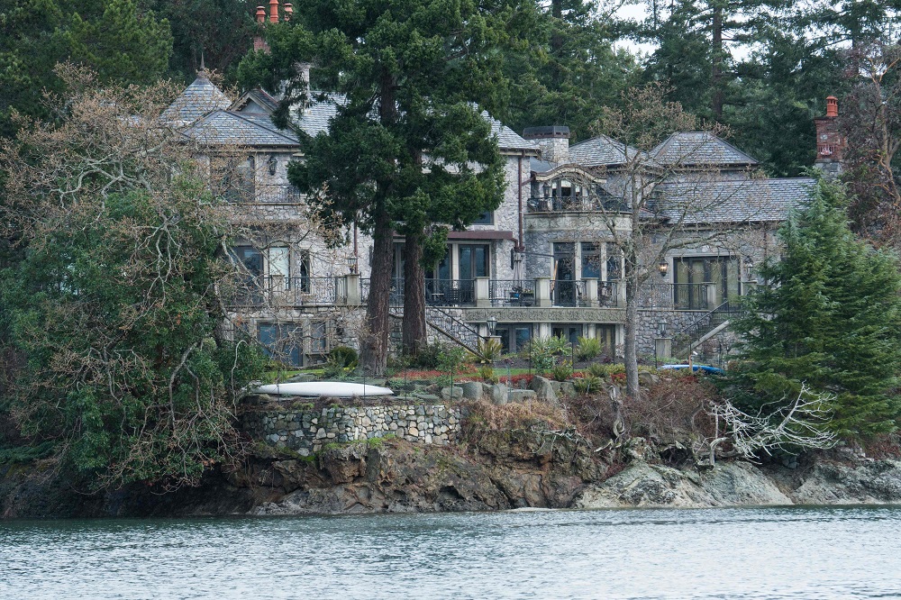 The residence of Prince Harry and his wife Meghan is seen in Deep Cove Neighbourhood from a boat on the Saanich Inlet, North Saanich, British Columbia January 21, 2020. u00e2u20acu201d AFP pic  