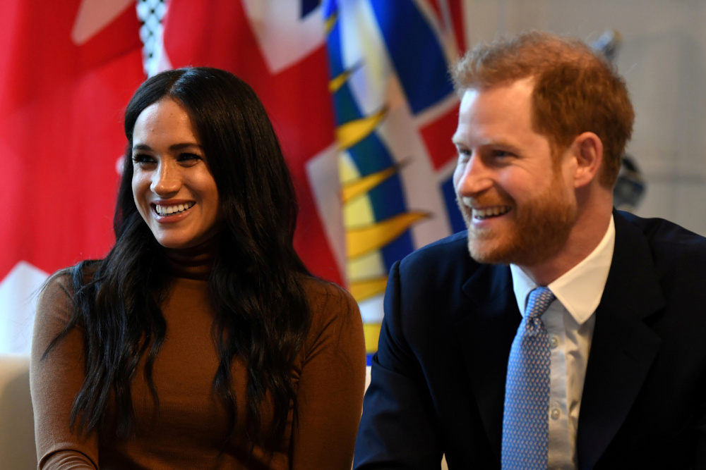Britainu00e2u20acu2122s Prince Harry and his wife Meghan, Duchess of Sussex visit Canada House in London, Britain January 7, 2020. u00e2u20acu201d Reuters pic