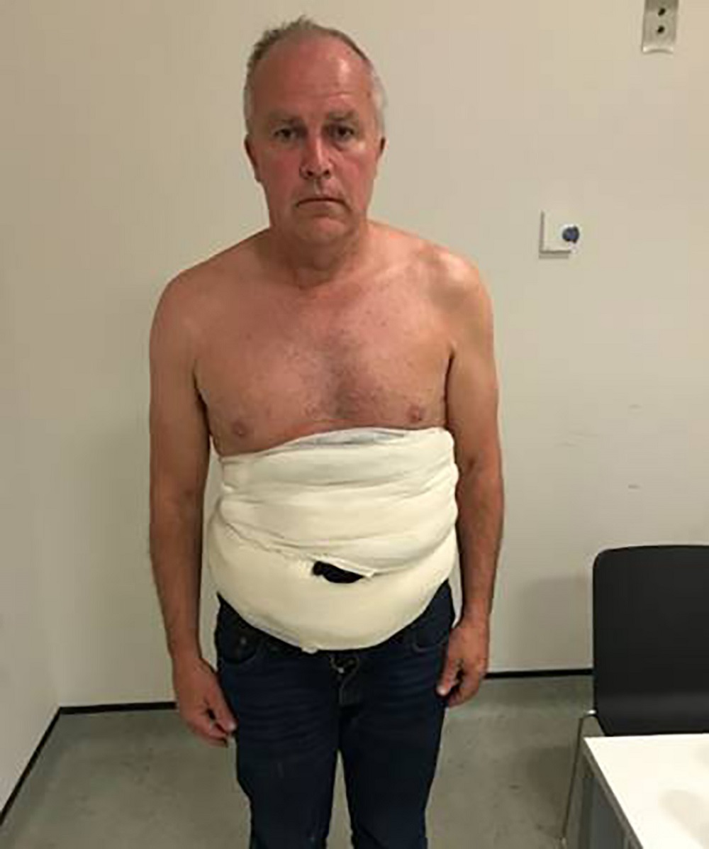An undated handout photo released by the Crown Prosecution Service in London, shows bird egg smuggler Jeffrey Lendrum after arriving in the UK at Heathrow Airport on June 26, 2018. u00e2u20acu201d Crown Prosecution Service/AFP pic