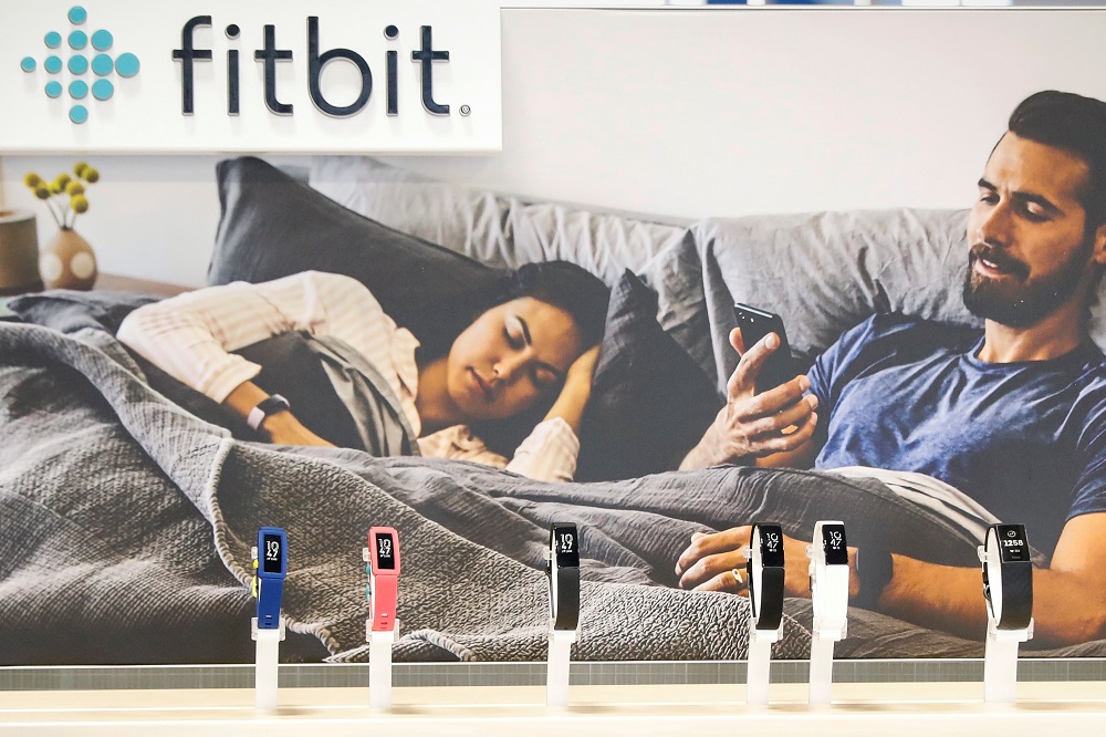 Fitbit devices are displayed in a store in New York November 4, 2019. u00e2u20acu201d Reuters pic   