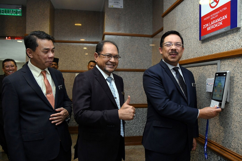 New Chief Secretary to the Government Datuk Seri Mohd Zuki Ali clocks in at his office in Putrajaya January 2, 2020. u00e2u20acu201d Bernama pic