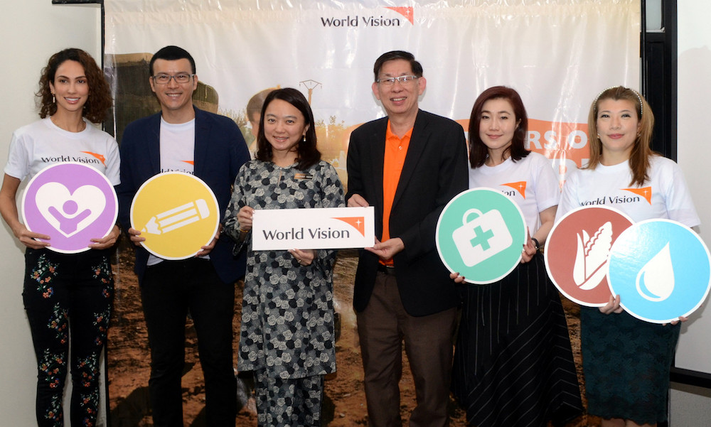 Deputy Women, Family and Community Development Minister Hannah Yeoh (3rd, left) attends World Vision Malaysiau00e2u20acu2122s 70th anniversary celebrations at The Ledge Art Gallery in Petaling Jaya January 7, 2020. u00e2u20acu201d Bernama pic
