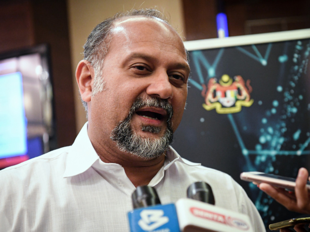 Communications and Multimedia Minister Gobind Singh Deo at the 5G Malaysia International Conference 2020 in Langkawi, January 20, 2020. u00e2u20acu201d Bernama pic 