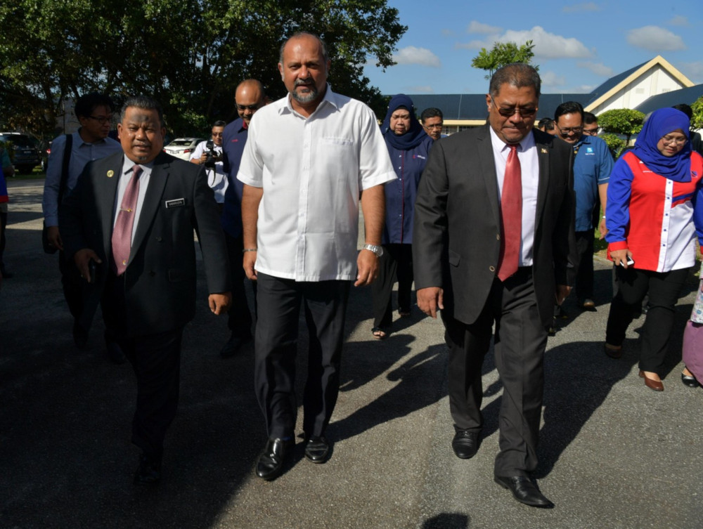Communications and Multimedia Minister Gobind Singh Deo after chairing the ministryu00e2u20acu2122s information meeting for the southern region at the Johor Information Department, in Johor Baru January 24, 2020. u00e2u20acu201d Bernama pic 