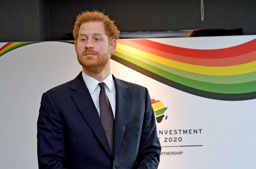 Britainu00e2u20acu2122s Prince Harry attends the UK-Africa Investment Summit in London, Britain January 20, 2020. u00e2u20acu201d Reuters pic