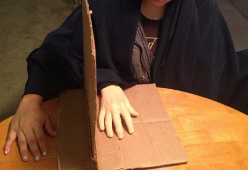 A fake rubber hand used to help people who suffer from obsessive compulsive disorder (OCD) is seen in San Diego, California, US in this undated picture obtained from social media. u00e2u20acu201d Divya Krishnakumar via Reuters