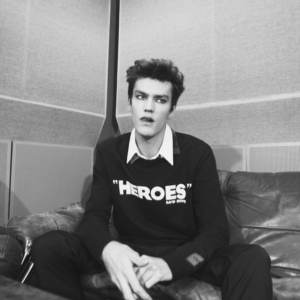 Hugo introduces u00e2u20acu02dcHugo loves Bowieu00e2u20acu2122. u00e2u20acu2022 Picture courtesy of Hugo via AFP