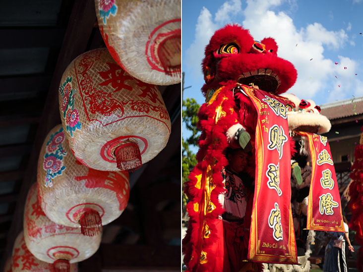 Raise the lanterns and the lions too!