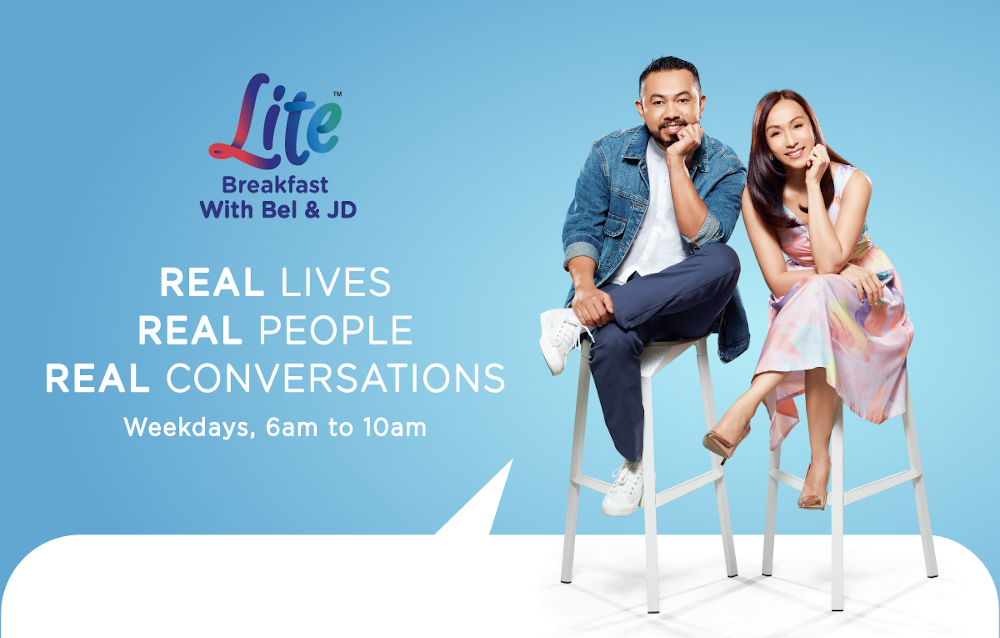 Tune in to the Lite Breakfast Show every weekday from 6am to 10am. — Picture courtesy of Astro