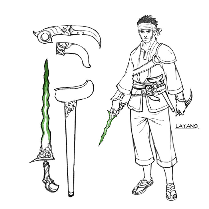 Another character design: Layang