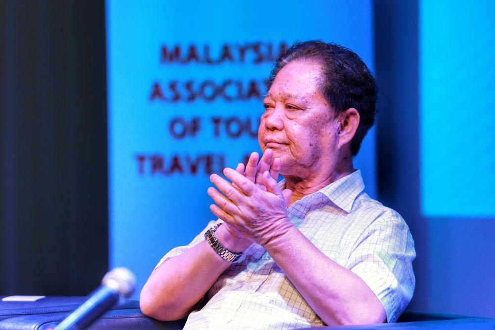 Tourism, Arts, and Culture Minister Datuk Mohamaddin Ketapi attends the launch of the Visit Malaysia 2020 vehicle sticker placement ceremony in Kuala Lumpur January 3, 2020. u00e2u20acu2022 Picture by Ahmad Zamzahuri  