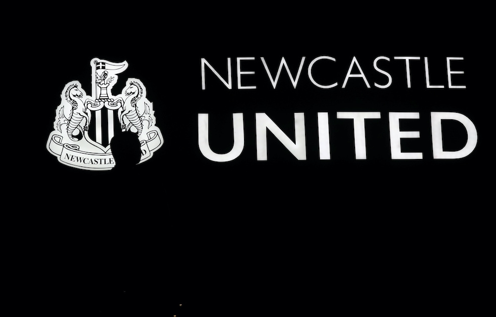 General view of the Newcastle United emblem before the match against Rochdale in St James Park, Newcastle, January 14, 2020. u00e2u20acu201d Reuters picnn