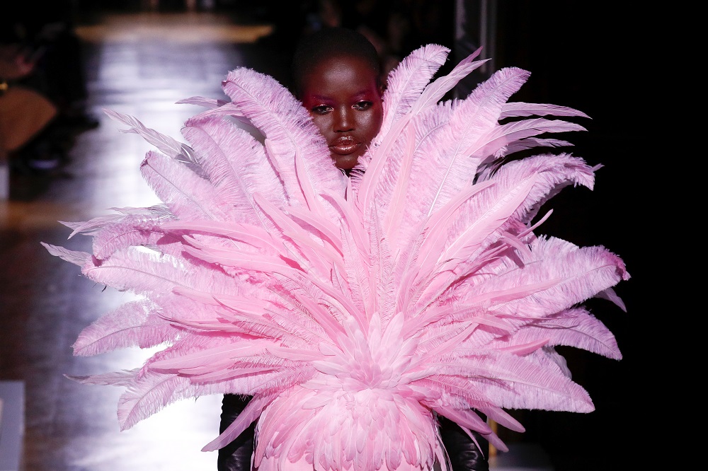 A model presents a creation by Valentino designer Pierpaolo Piccioli as part of his Haute Couture Spring/Summer 2020 collection show in Paris January 22, 2020. u00e2u20acu201d Reuters pic
