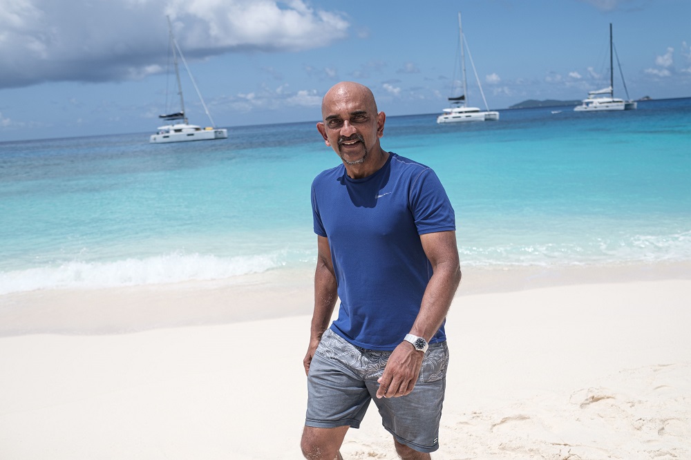 A picture taken on November 20, 2019, shows Nirmal Shah, CEO of Nature Seychelles, national environmental NGO, on Cousin Island, a nature reserve island managed by Nature Seychelles, Seychelles. ― AFP pic  