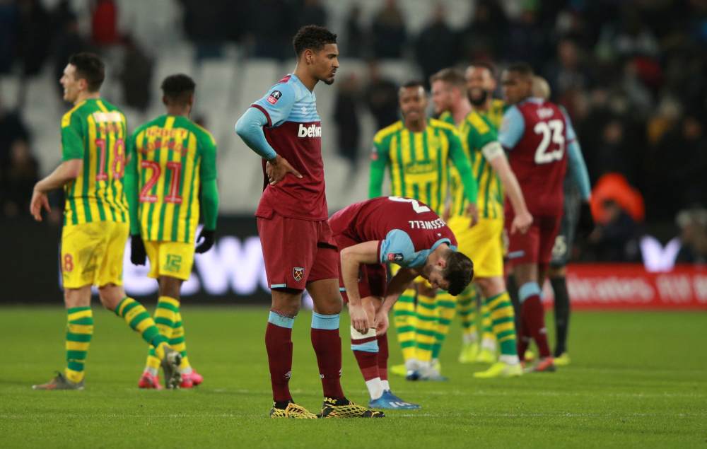 West Ham United's Sebastien Haller looks dejected after the match, January 25, 2020. u00e2u20acu2022 Reuters pic