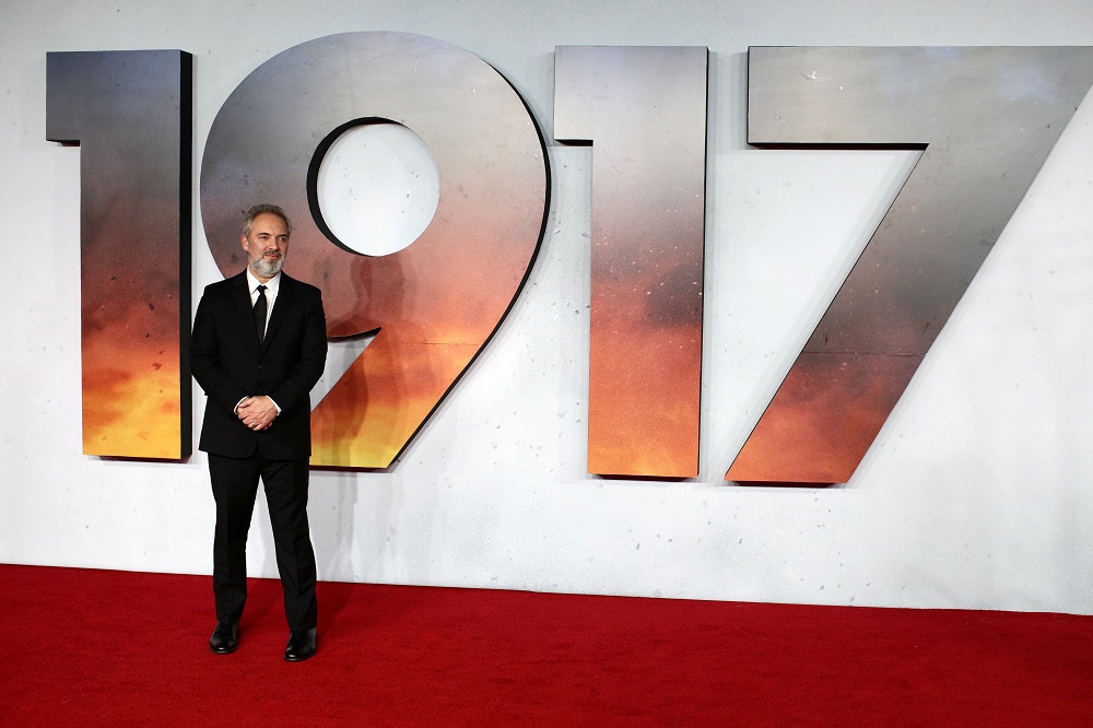 Director Sam Mendes poses at the world premiere of the film u00e2u20acu02dc1917u00e2u20acu2122 in London December 4, 2019. u00e2u20acu201d Reuters pic