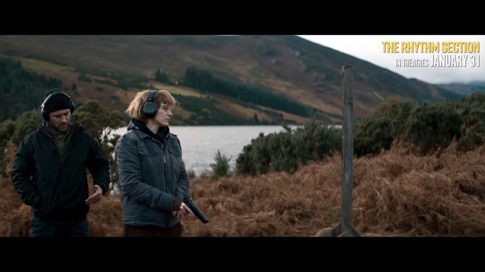 A screengrab from u00e2u20acu02dcThe Rhythm Sectionu00e2u20acu2122 that stars Blake Lively, Jude Law and Sterling K. Brown among others.