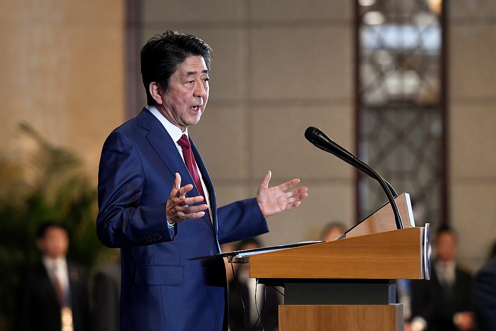 Japan's Prime Minister Shinzo Abe answers a question during a news conference in Chengdu, Sichuan province, China December 24, 2019. u00e2u20acu201d Reuters pic