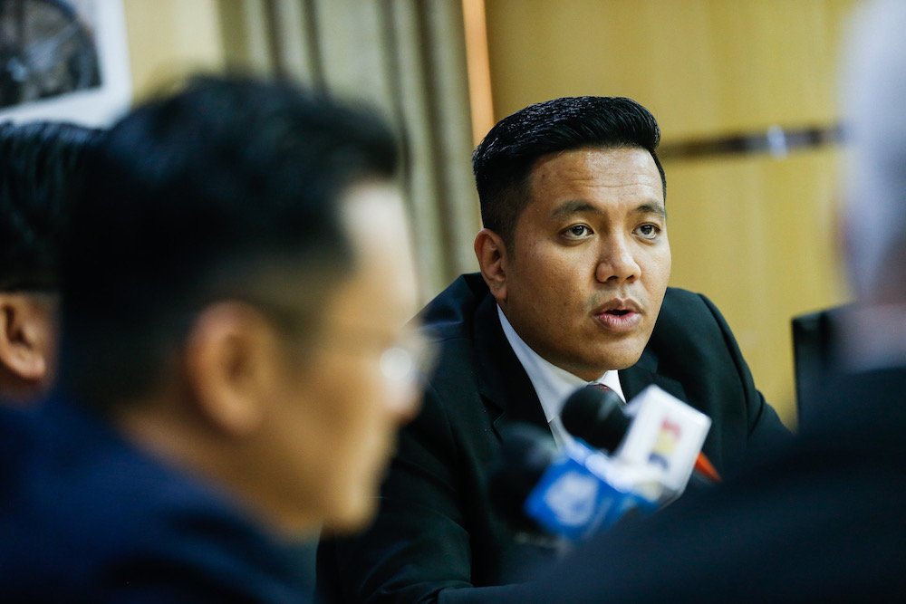 Penang health executive councillor Dr Afif Bahardin speaks to the press about the closure of two classrooms at SJK (C) Li Hwa in Butterworth, due to an Influenza A outbreak, in George Town January 8, 2020. u00e2u20acu201d Picture by Sayuti Zainudin
