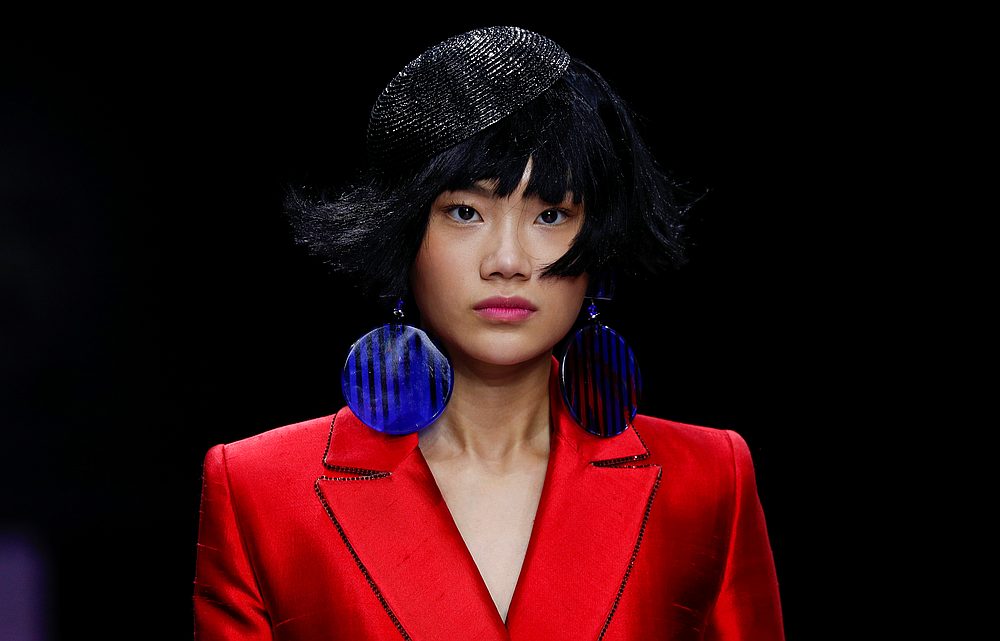 A model presents a creation by designer Giorgio Armani as part of his Haute Couture Spring/Summer 2020 collection show for fashion house Giorgio Armani Prive in Paris, France January 21, 2020. u00e2u20acu201d Reuters pic