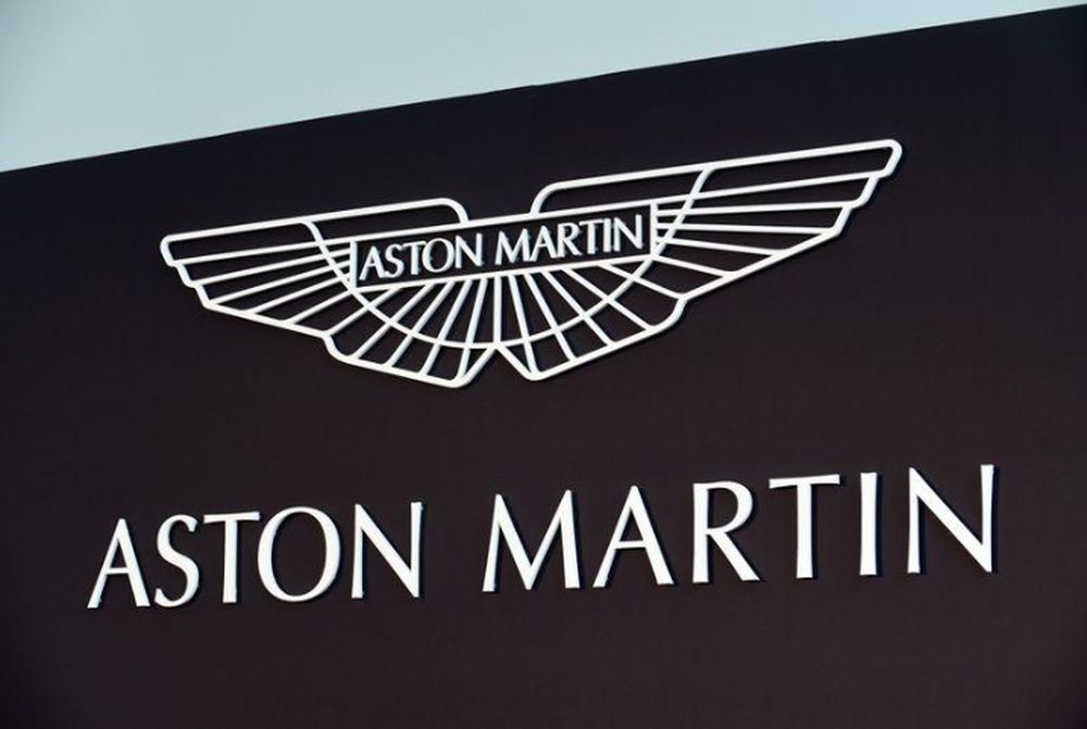An Aston Martin logo is pictured at the new factory in Saint Athan, Wales, Britain December 6, 2019. u00e2u20acu201d Reuters pic