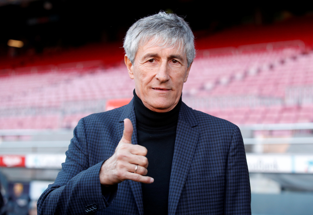 New FC Barcelona coach Quique Setien poses for a photograph after the press conference at Camp Nou, Barcelona, Spain January 14, 2020. u00e2u20acu201d Reuters pic