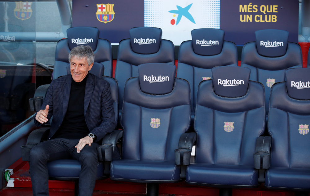 New FC Barcelona coach Quique Setien poses for a photograph after the press conference at Camp Nou, Barcelona, Spain January 14, 2020. u00e2u20acu201d Reuters pic